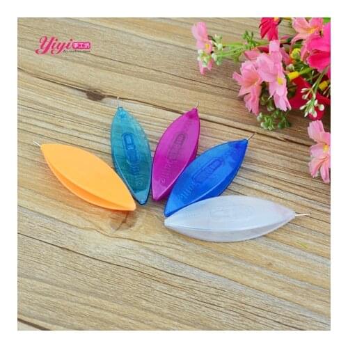 Metal Tatting Shuttle With Crochet Hook for Weaving lace handmade tools Accessories 1 order=1pc length=7.5cm