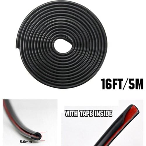 Moulding Door Edge Strip PVC Profile Protector Roll Rubber Seal Universal