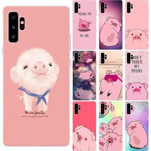 Cartoon Cute Pig Rabbit Couples Soft TPU Case For Coque Samsung Galaxy Note 10 Pro 5G Note 9 8 5 M10 M20 M30 M40 Silicone Cover