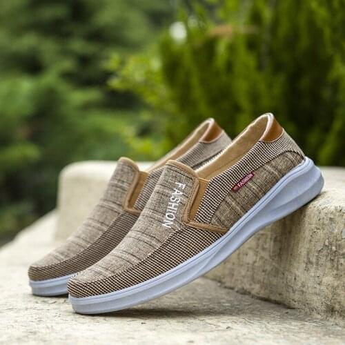 BJYL New canvas fashion sneakers mens casual belt light shoes comfortable breathable walking shoes Zapatillas Hombre