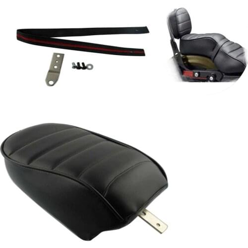 New Motorcycle Rear Passenger Seat Cushion for Harley Sportster Iron 883 XL883N 2016 2017 2018 2019 Black