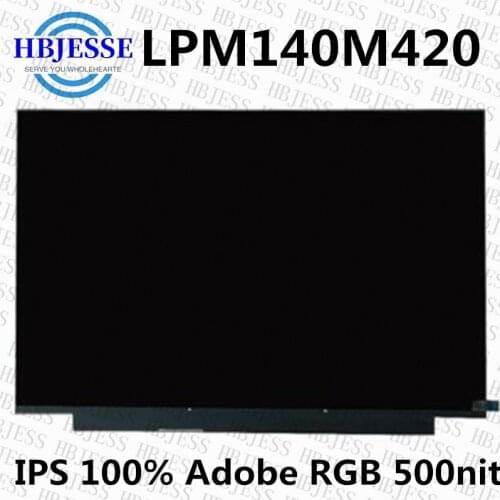 NEW For Thinkpad X1 Carbon 2017/18/19 T490 WQHD 2560X1440 LCD screen Dolby display 40pin LPM140M420 B140QAN02.0 00NY679 01YU646