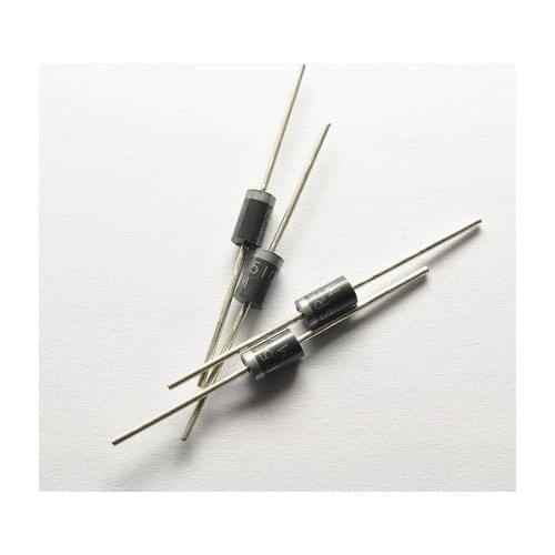 20PCS/lot schottky diode SR5100 5A/ 100V DO -27 SB5100 New original