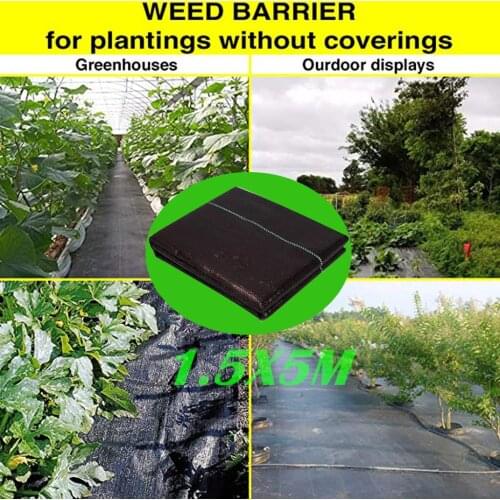 Garden Orchard PE Anti-Grass Ground Mats Agricultural Permeable Weeding Cloth Greenhouse Weeds Barrier Fabric Plant Cover 1x1.5m