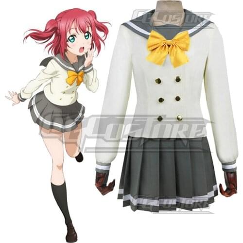 LoveLive! Sunshine! Kurosawa Dia Cosplay Costume Anime Dresses Christmas Halloween Free shipping CG040-4