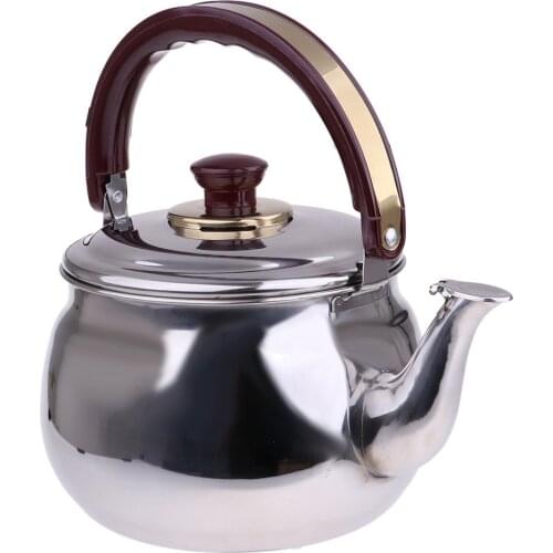 Outdoor Camping Stainless Steel Tea Kettle Coffee Water Pot Bucket Jug 22 / 24/ 26cm