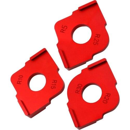 R5/R10/R15/R20/R25/R30 Wood Panel Radius R Plate Trimming Machine Engraving Machine Round Corner Template Kit Corner Jig