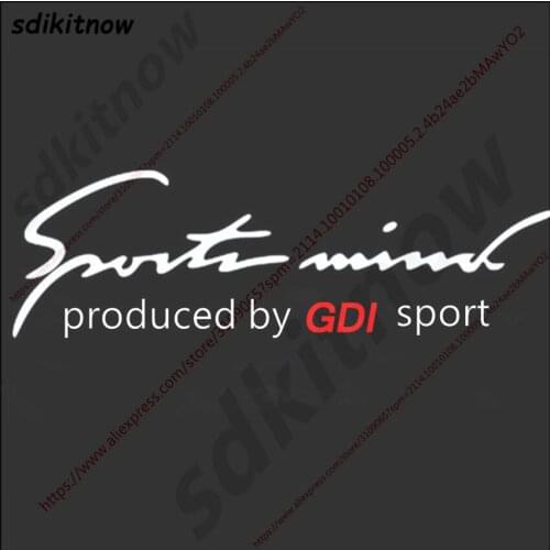 New 28x10cm GDI Sports Decal Gasoline Direct-Injection Car Window Front Rear Sticker Styling For Hyundai IX25 IX35 Tucson