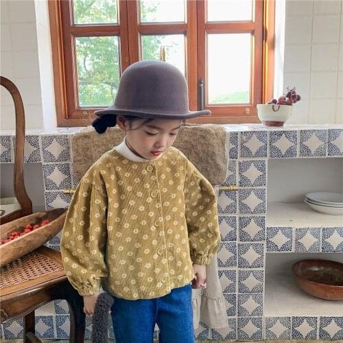 Vintage Floral coat kids jackets fall clothes for kids kids jackets for girls toddler coat