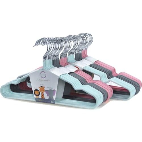 10pcs/lot adult and children plastic hangers for clothes rack