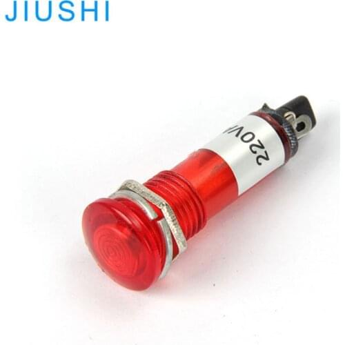 XD10-1 10mm indicator light neon bulb 12v 24v 220v poilt lamp