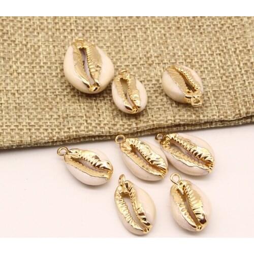 2pcs Irregular Natural Shell Necklace Charms Diy Pendants Findings Handmade Boho Earrings Bracelet Women Jewelry Accessory C297