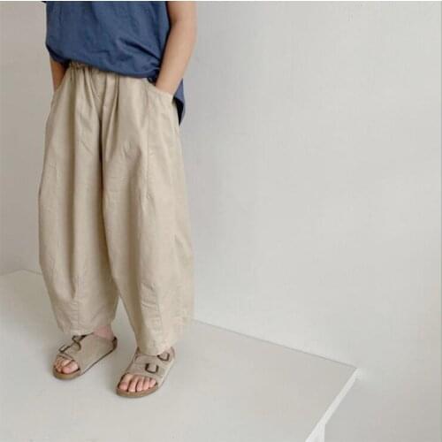 2020 New Girls Boys Harem Pants Spring Fashion Kids Pants 2-7T PO797