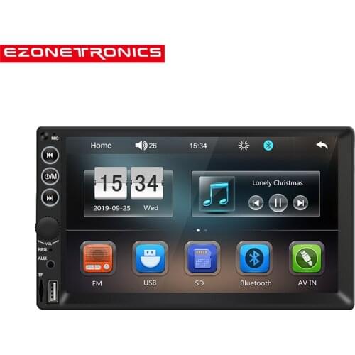 Car 2DIN 7inch screen Support Rear Camera Car Stereo MP4 Player 12V Car MP5 Audio Bluetooth/hands free/USB/Remote Control CW7061