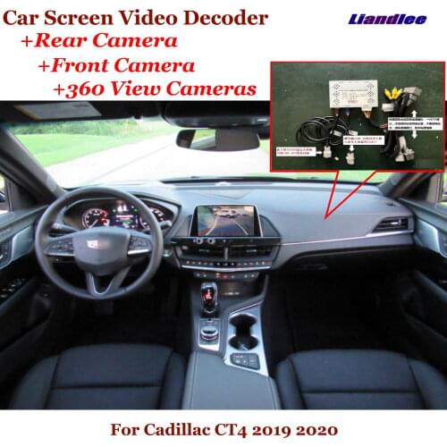 DVR Reverse Image Decoder Rearview Front 360 Camera Car Original Screen Upgrade For Cadillac CT4 2019 2020