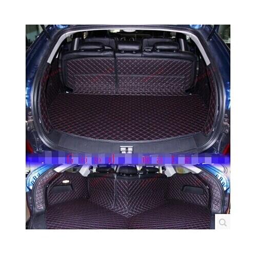 Good quality! Special car trunk mats for Ssangyong Actyon 2017-2011 waterproof cargo liner mats boot carpets for Actyon 2013