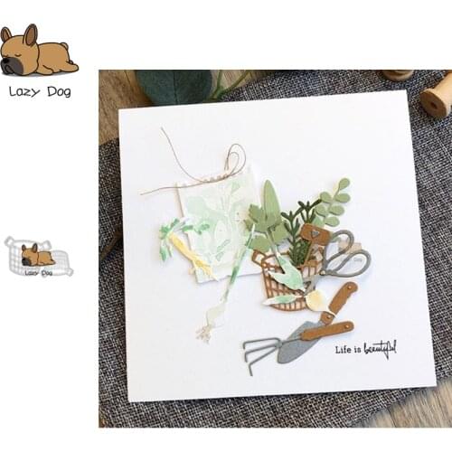 Spinach Leaves Metal Cutting Dies Scrapbooking Stencil DIY Mold Knife Craft Embossing Die Cuts Card Making New Dies For 2020