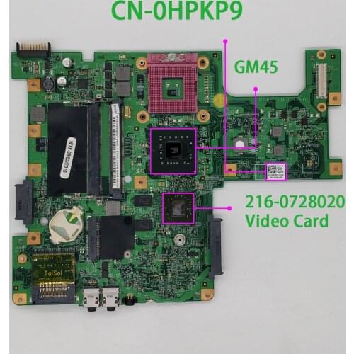 Genuine CN-0HPKP9 0HPKP9 HPKP9 Laptop Motherboard Mainboard for Dell Inspiron 1545 Notebook PC