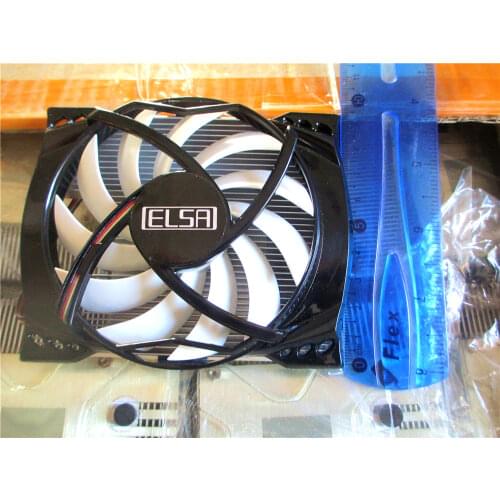 NEW FAN FOR ELSA Radiator Fan Four wire temperature control Swiss Design 110X95X35MM Screw hole spacing 55MM