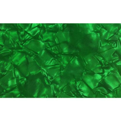 Pleroo Custom Guitar pickgaurd - DIY Acoustic Guitar Pick guard Blank sheets Guitar Parts, Green Pearl