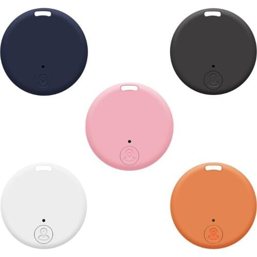 Portable Intelligent Anti-Lost Device Mini Real Time GPS Tracker Device Locator Round Alarms Smart Bluetooth Tracker 95AF