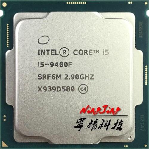 Intel Core i5-9400F i5 9400F 2.9 GHz Six-Core Six-Thread CPU 65W 9M Processor LGA 1151