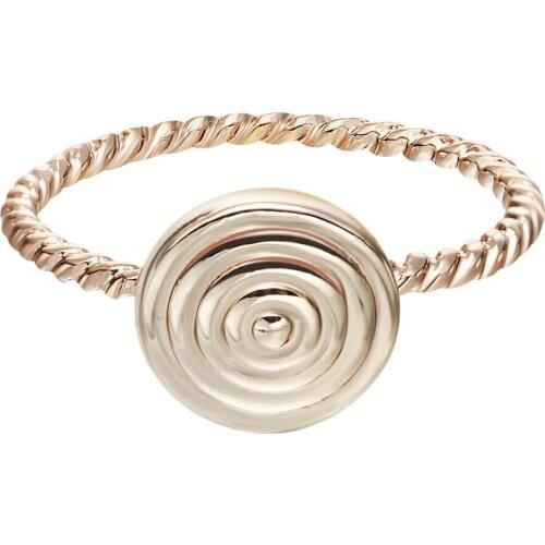 QIMING Inca Spiral Twisted Rings For Women Love Valentines Toe Ring Minimalist Jewelry Midi Ring For Women Girl Gift