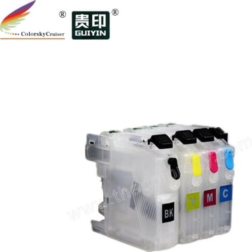 RCB-LC223) refillable ink cartridge for Brother LC223 LC221 LC 223 221 DCP-4120DW MFC-J4420DW MFC-J4620DW MFC-J4625DW KCMY