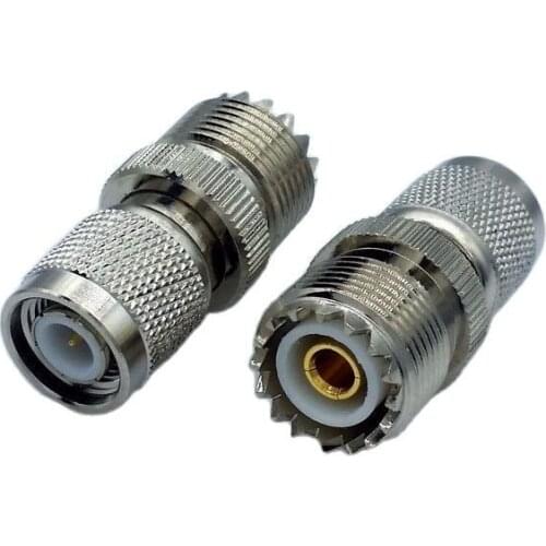 TNC Male to SL16 UHF Female RF Coax Adapter TNC to SO239 UHF convertor Straight 1pcs