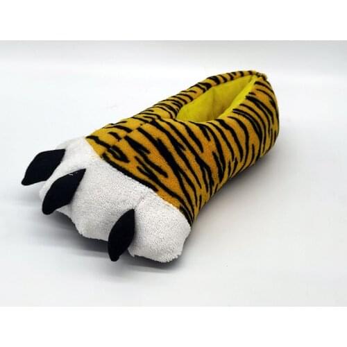 Claws Lovers Warm Woman Slippers Winter Plush Home Floor Shoes House Slippers Children men women home shoes indoor shoes