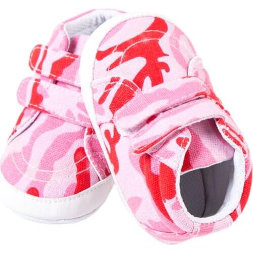 Baby Casual Shoes Camouflage Print Newborn Boys Girls Anti-slip Toddler Infant Spring Autumn Soft Shoes Walkers 11-13CM