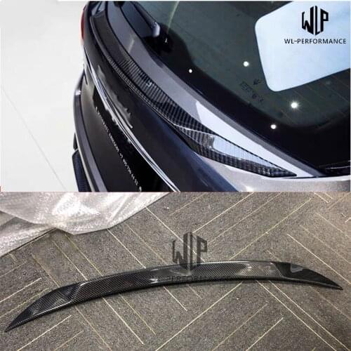 High Quality Carbon Fiber Middle Wing Rear Spoiler Accessories Car Styling For Maserati Levante LD Style Car Body Kit