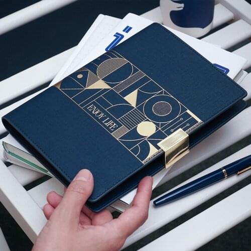 High-end business Loose Leaf Removable Binder Spiral Notebook 6 Hole Binder Spiral planner Traveler Diary Agenda Gift Stationery