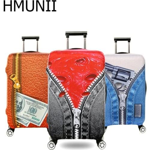 HMUNII Brand2017 Colorful Luggage Protective Cover For 18 to 32 inch Trolley suitcase Elastic Dust Bags Case Travel Accessories