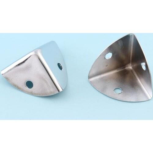 20mm Metal Box Corners Protector Furniture Decorative Retro Bracket Wooden Case Jewelry