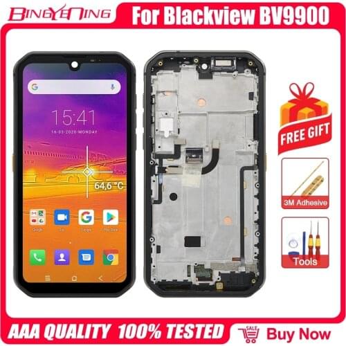 Original For Blackview BV9600/BV9600E/BV6100/BV6900/BV9900 Screen Assembly With Frame