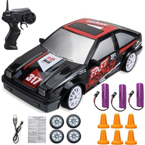 1:24 Mini High Speed Powerful 4WD RC Car Drift Toy Rapid Drifter Racing Game Remote Control Cars Model Kids Toys for Boy Gifts