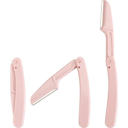 1/3Pcs/set Portable Eyebrow Trimmer Foldable Hair Remover Set Women Face Razor Eyebrow Trimmers Blades Shaver Eyebrow tool