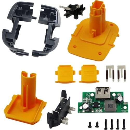 1Set Charger DCB1820 Assembing Parts For 18V 20V 60V Lithium Battery DC206 / Nickel Battery DC9096