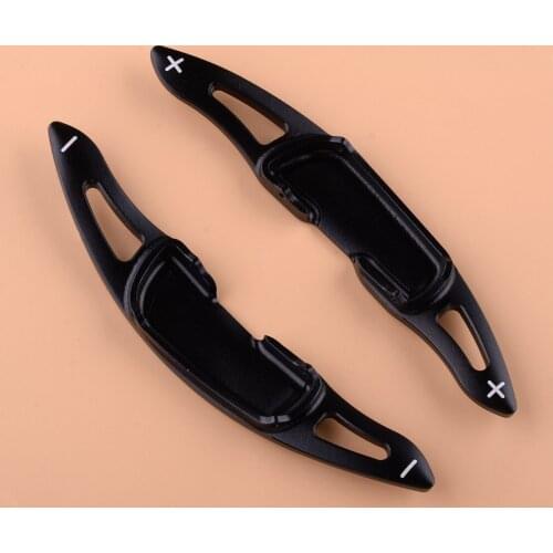 1 Pair Car Gear Steering Wheel Shifter Shift Paddle Black Fit for Mazda CX3 CX4 CX5 3 6 MX-5 2016