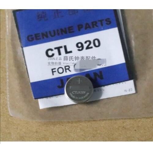 10PCS CTL920F CTL920 Solar energy watch rechargeable battery Solar radio wave watch 100% New and original