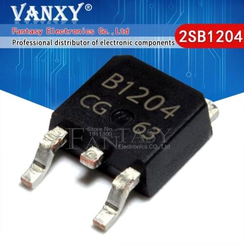 10pcs 2SB1204 TO-252 B1204 TO252 2SB1204S SOT 2SB1204S-TL-E