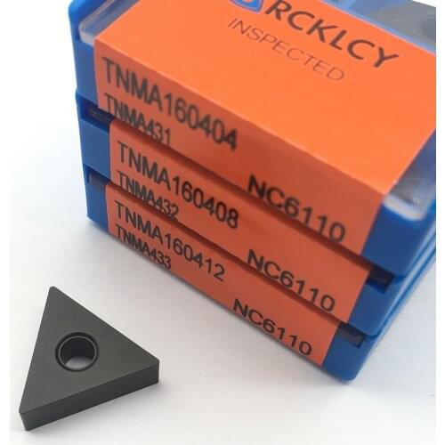 10pcs TNMA160404 TNMA160408 TNMA160412 NC6110 Special Cast Iron External Turning Cutting Boring CNC Tools Cement Carbide Inserts