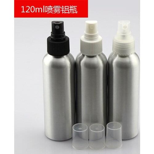 120ml aluminum spray metal bottle cosmetic perfume bottle 10pcs/lot