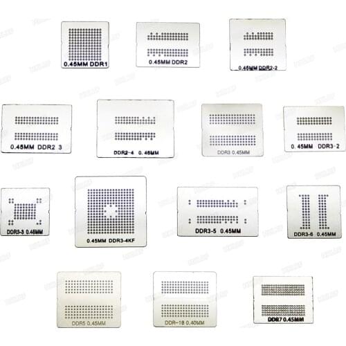 BGA Stencil Template GL512 GL256 GL064 GL032 BGA64 BGA64 Stencil Template 0.6MM