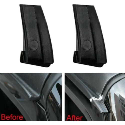 2x Water Rain Gutter Drip Rail Extension for Wrangler JL 2018 - 2020, Black Color, Professional, Compact Lightweight