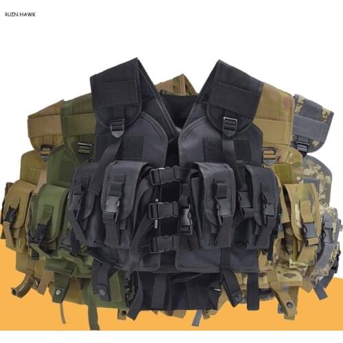 Army Combat Molle Plate Carrier Vest Tactical Hunting Body Armor Outdoor CS War Game Paintball Airsoft Vest Military Equipment