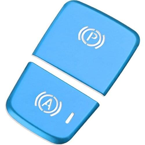 Car Accessories for Volvo Xc40 2017-2020 Electronic Handbrake P Light Button Sequin Protector Car Sticker