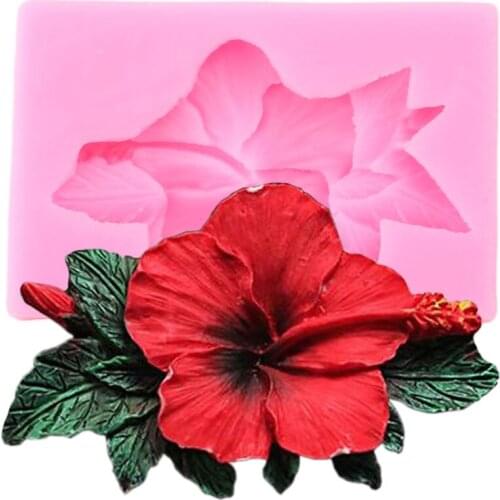 Flower Leaf Cupcake Topper Fondant Cake Decorating Tools Wedding Cake Border Silicone Mold DIY Candy Resin Clay Chocolate Molds