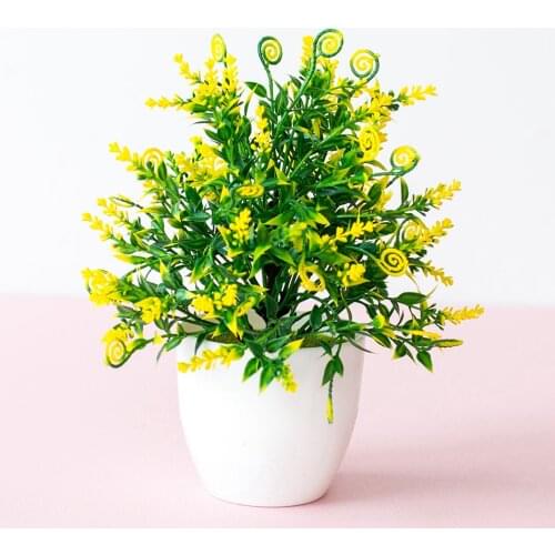 Decorative Artificial Flower Plants Lavender Home Decoration Garden Mini